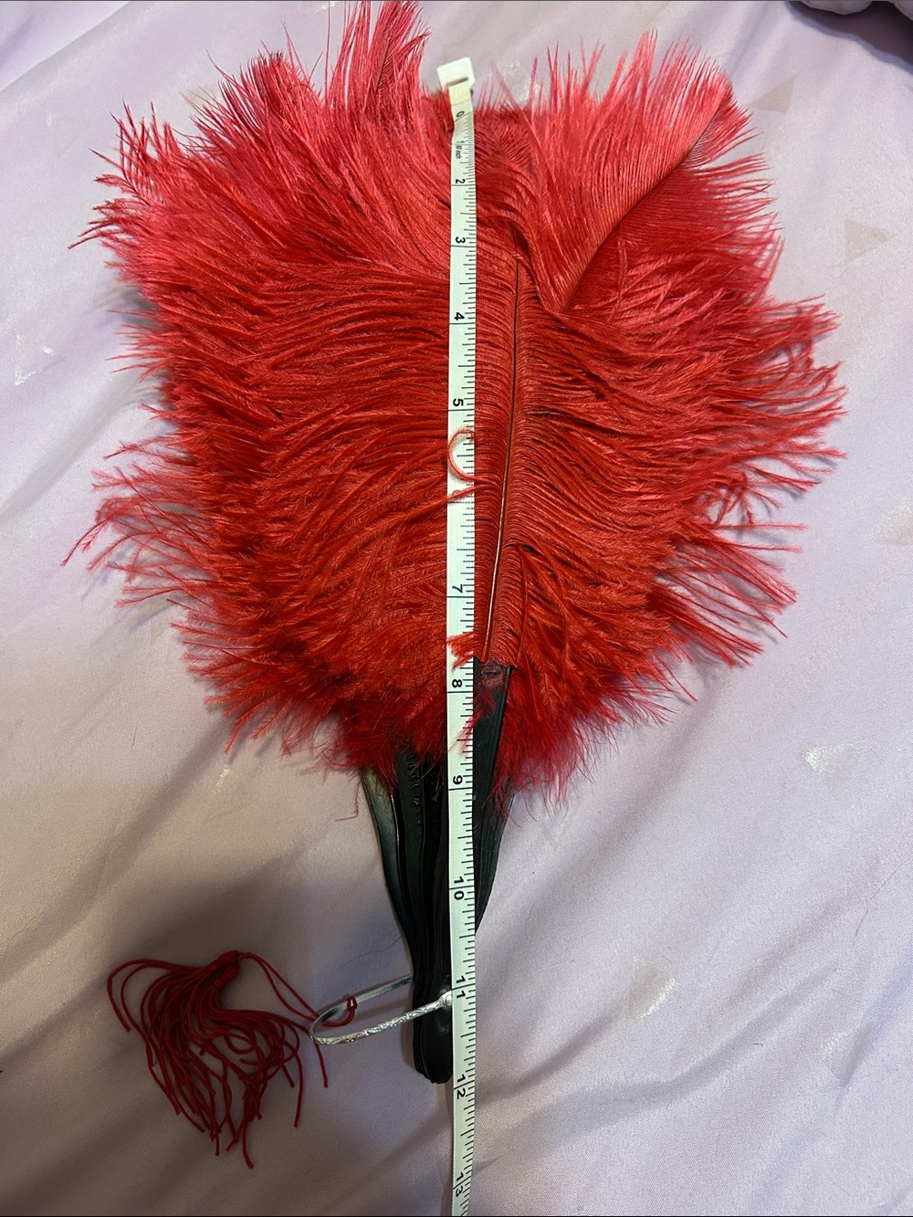 La vie en rose feather fan - Picture 3 of 4